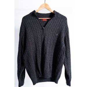 VINTAGE IZOD QUARTER ZIP SWEATER